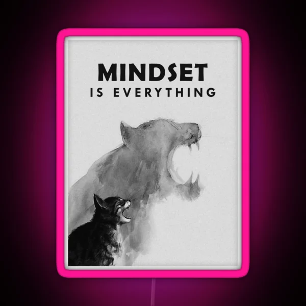 Mindset Is Everything RGB Neon Sign