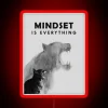 mindset is everything neon rgb sign