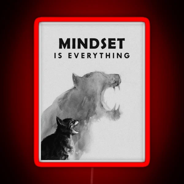 Mindset Is Everything RGB Neon Sign