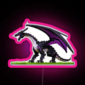 Minecraft Ender Dragon RGB Neon Sign