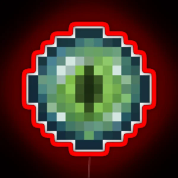 Minecraft Eye Of Ender RGB Neon Sign