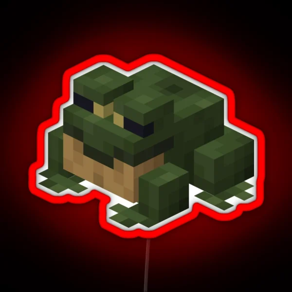 Minecraft Frog RGB Neon Sign