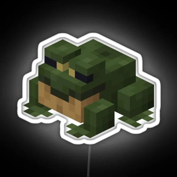 Minecraft Frog RGB Neon Sign