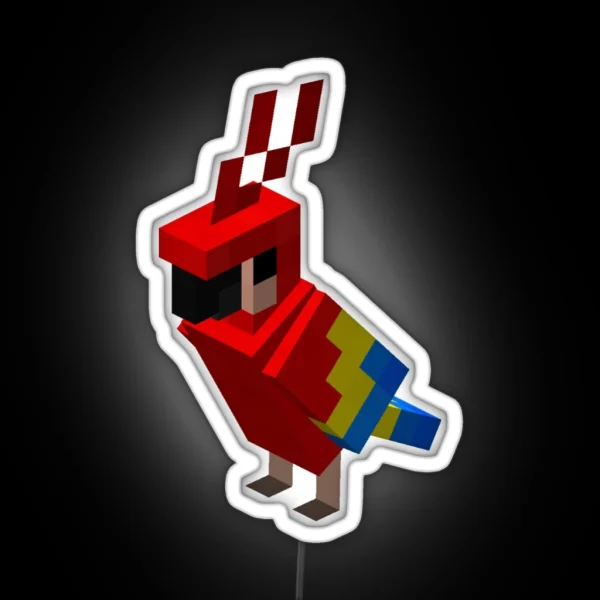 Minecraft Parrot RGB Neon Sign