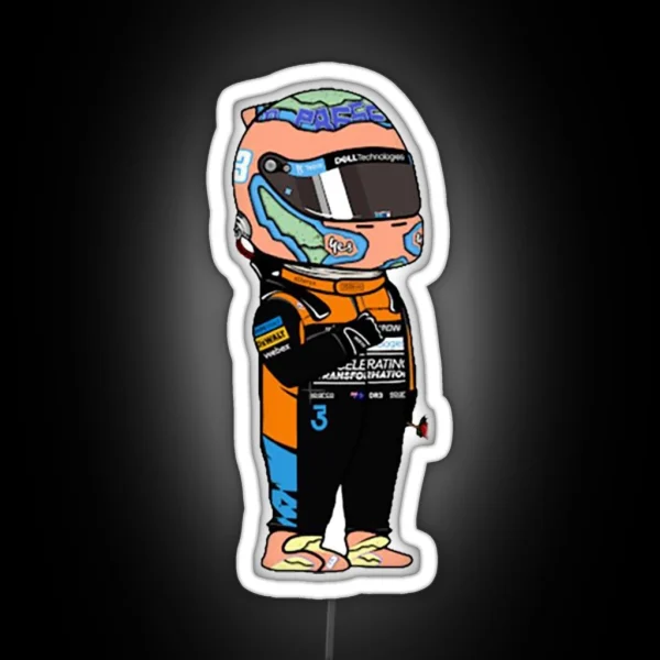 Mini Daniel Ricciardo Mclaren F1 2022 RGB Neon Sign