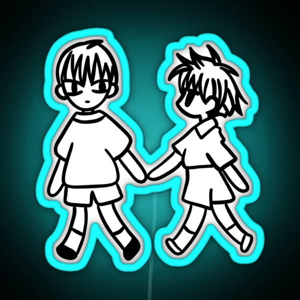 Mini Kyo And Haru RGB Neon Sign