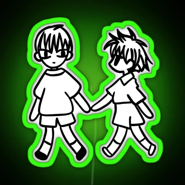Mini Kyo And Haru RGB Neon Sign
