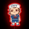 mini steve ahoy rgb neon sign