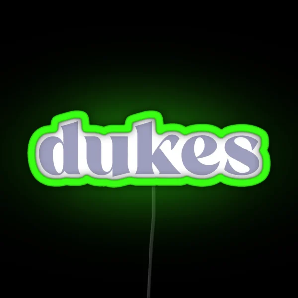 Minimal JMU Dukes RGB Neon Sign