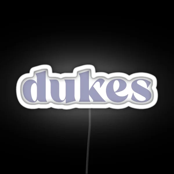 Minimal JMU Dukes RGB Neon Sign