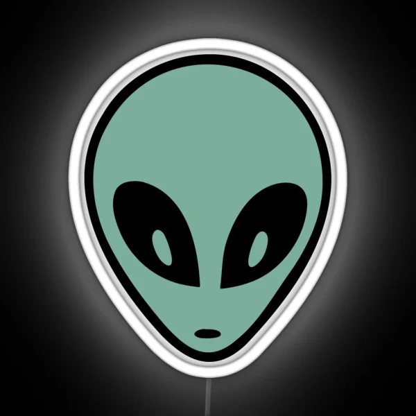 Minimalist Alien RGB Neon Sign