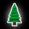 minimalistic pine tree neon sign rgb design pattern