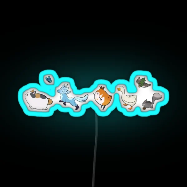 Minion March Heavensward XIV RGB Neon Sign