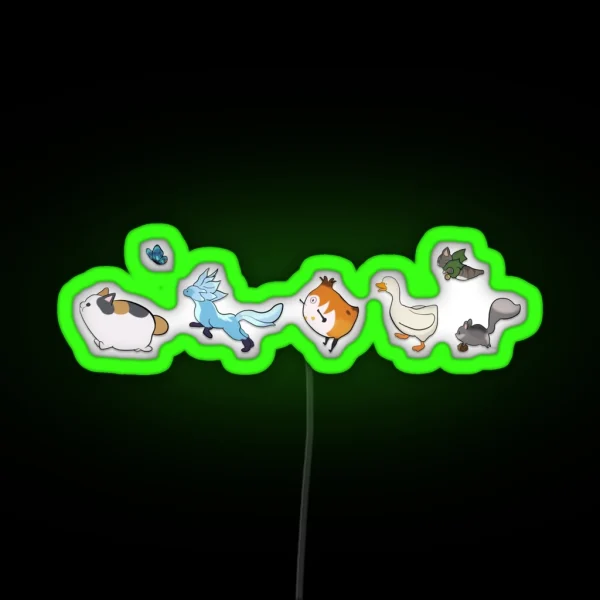 Minion March Heavensward XIV RGB Neon Sign