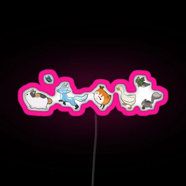 Minion March Heavensward XIV RGB Neon Sign