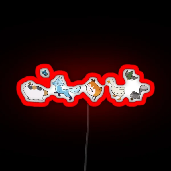 Minion March Heavensward XIV RGB Neon Sign