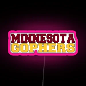 Minnesota Gophers RGB Neon Sign