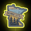 minnesota-trees-and-loon-with-vibrant-neon-sign