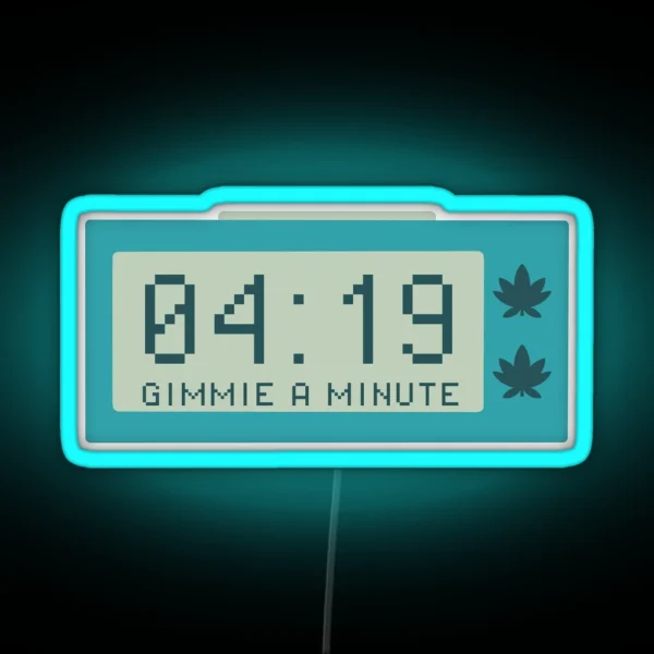 Minute RGB Neon Sign
