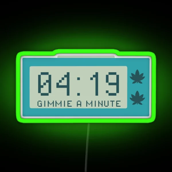 Minute RGB Neon Sign