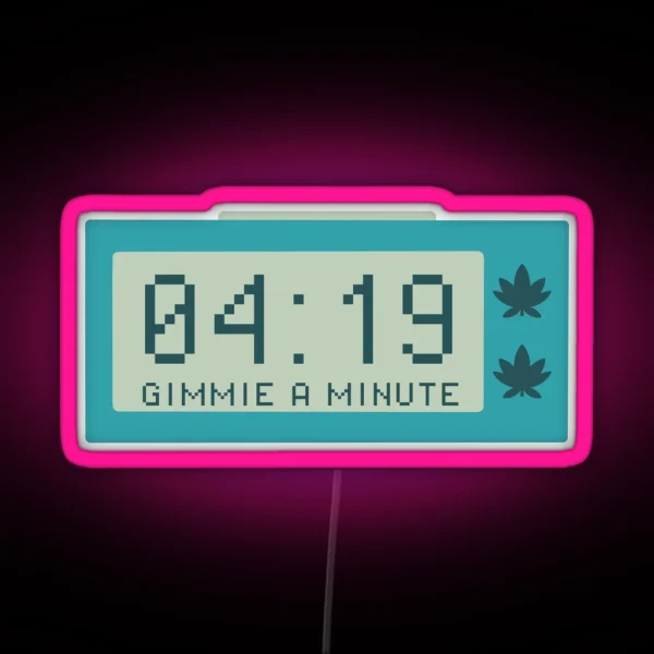 Minute RGB Neon Sign