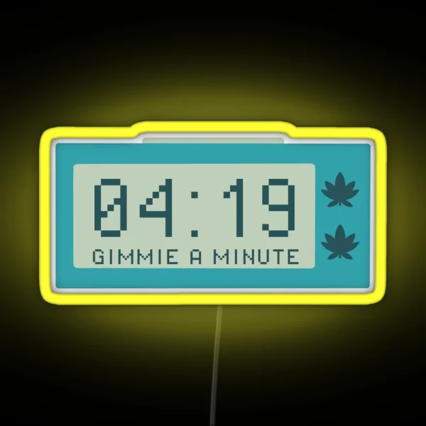 Minute RGB Neon Sign