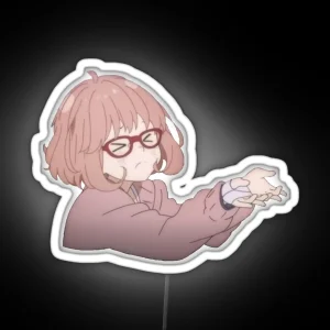 Mirai With Angle Eyes Led RGB Neon Sign
