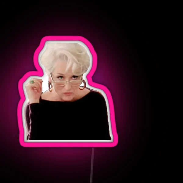 MIRANDA PRIESTLY RGB Neon Sign
