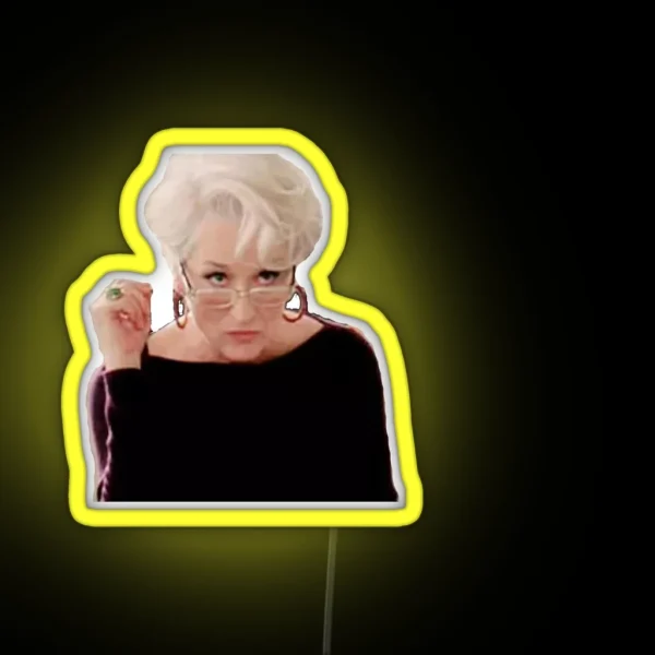 MIRANDA PRIESTLY RGB Neon Sign