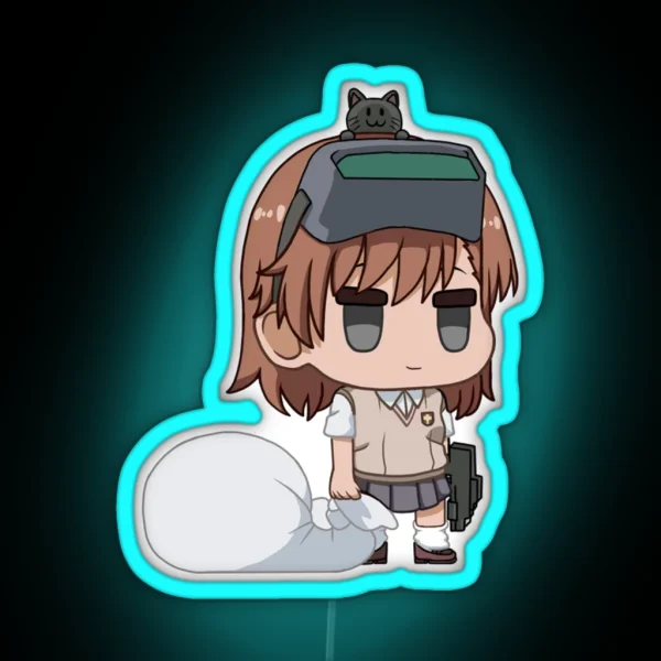 Misaka 10032 Toaru Majutsu No Index Toaru Kagaku No RGB Neon Sign