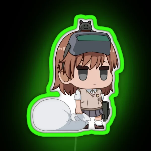 Misaka 10032 Toaru Majutsu No Index Toaru Kagaku No RGB Neon Sign