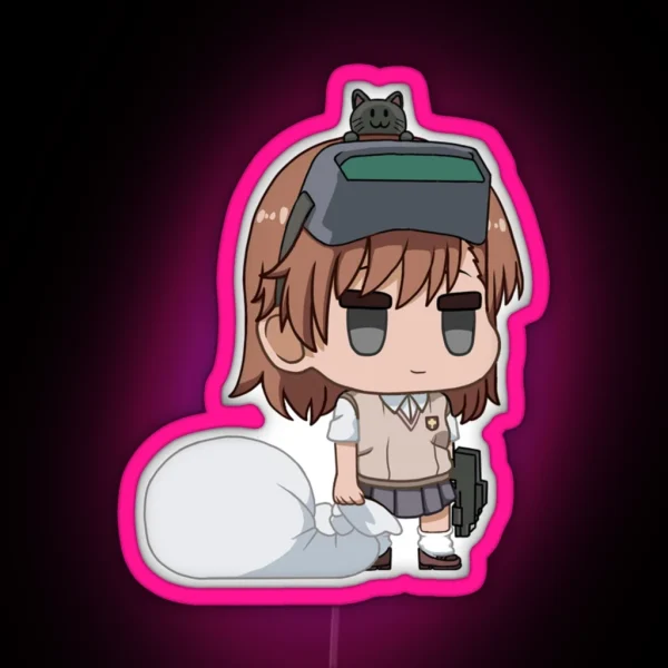 Misaka 10032 Toaru Majutsu No Index Toaru Kagaku No RGB Neon Sign