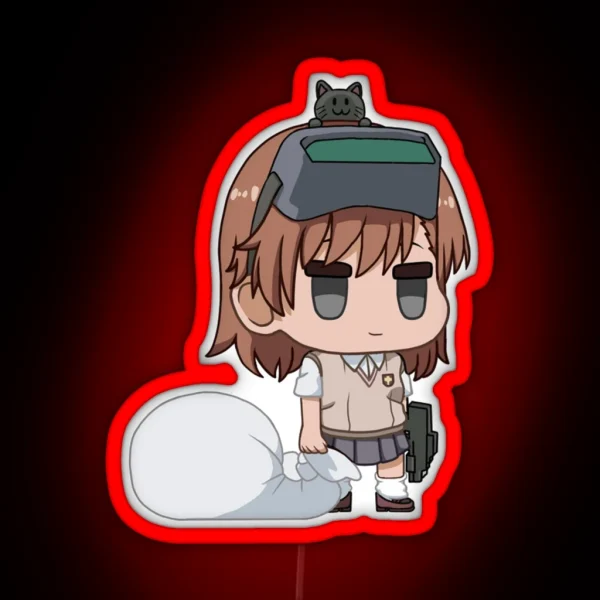Misaka 10032 Toaru Majutsu No Index Toaru Kagaku No RGB Neon Sign