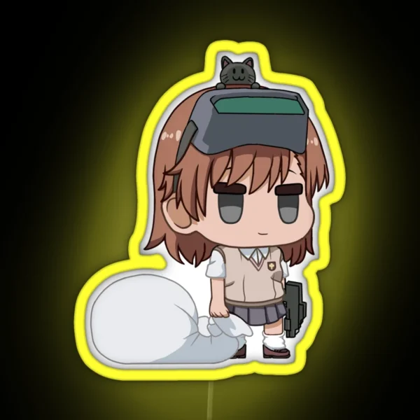 Misaka 10032 Toaru Majutsu No Index Toaru Kagaku No RGB Neon Sign