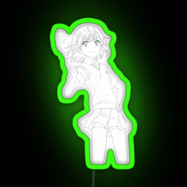 Misaka Mikoto Classic RGB Neon Sign