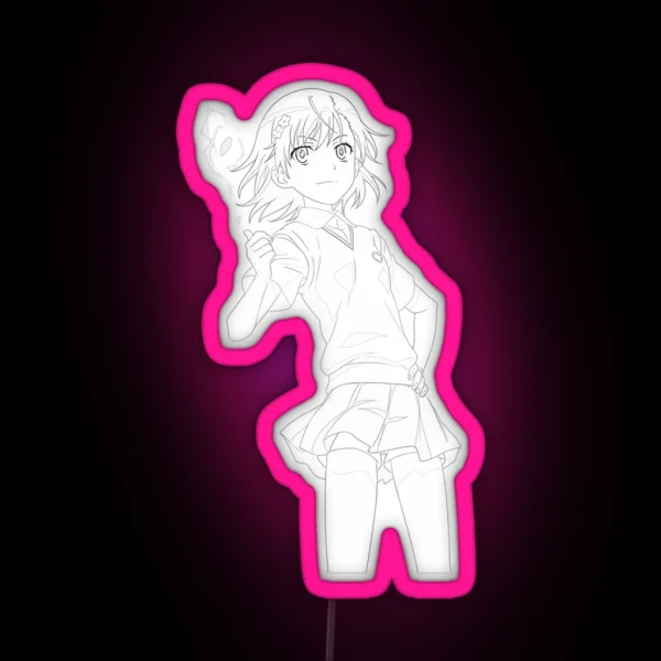 Misaka Mikoto Classic RGB Neon Sign