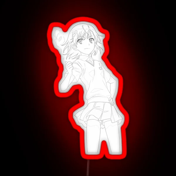 Misaka Mikoto Classic RGB Neon Sign