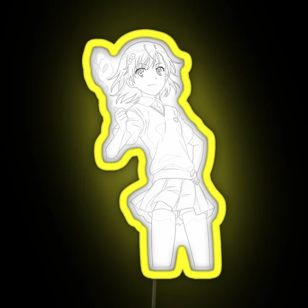 Misaka Mikoto Classic RGB Neon Sign