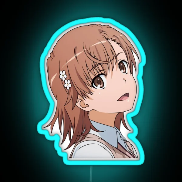 Misaka Mikoto Cute RGB Neon Sign