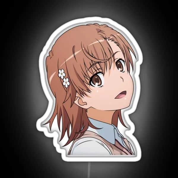 Misaka Mikoto Cute RGB Neon Sign