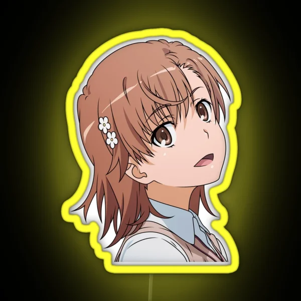 Misaka Mikoto Cute RGB Neon Sign