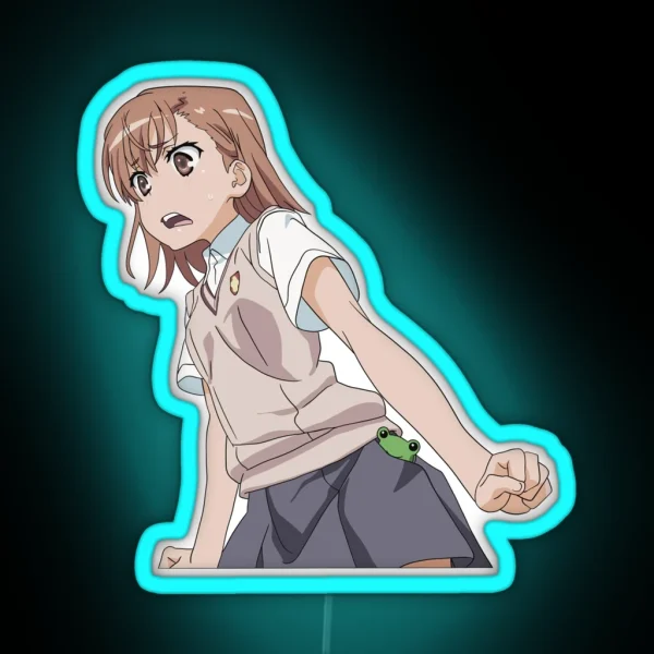 Misaka Mikoto RGB Neon Sign