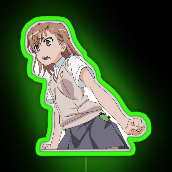 Misaka Mikoto RGB Neon Sign