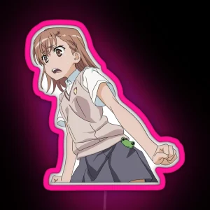 Misaka Mikoto RGB Neon Sign