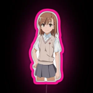 Misaka Mikoto RGB Neon Sign