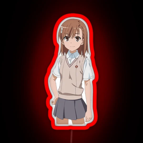Misaka Mikoto RGB Neon Sign