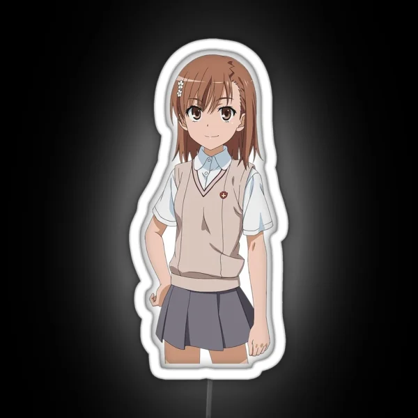 Misaka Mikoto RGB Neon Sign