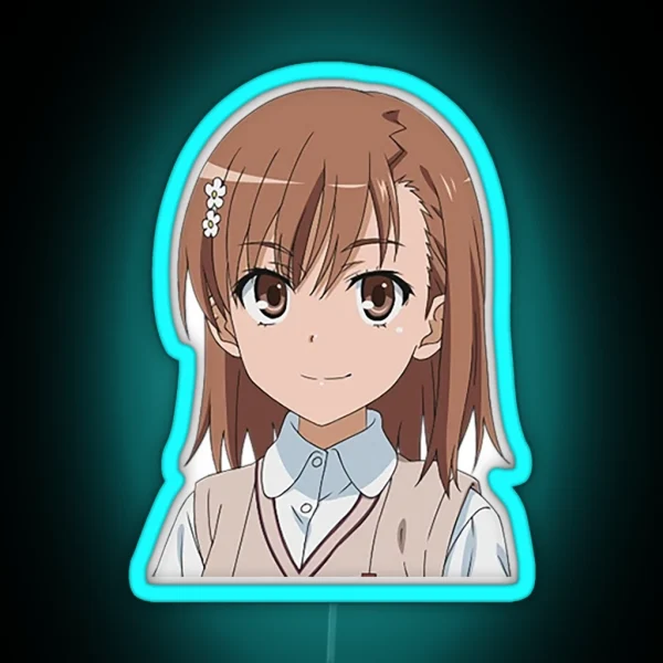 Misaka Mikoto RGB Neon Sign