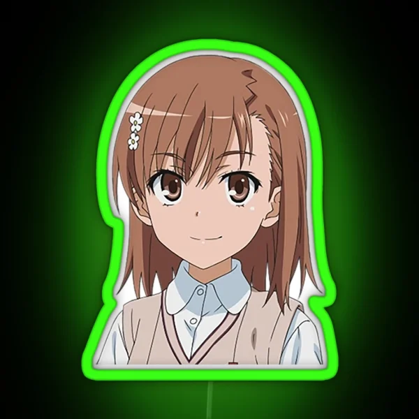 Misaka Mikoto RGB Neon Sign