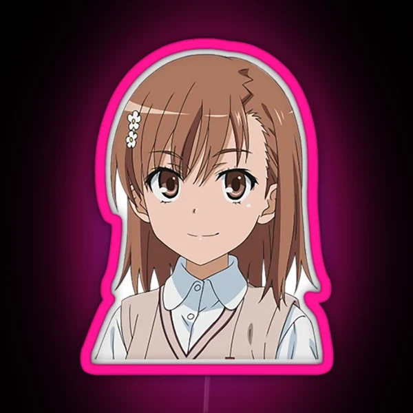 Misaka Mikoto RGB Neon Sign